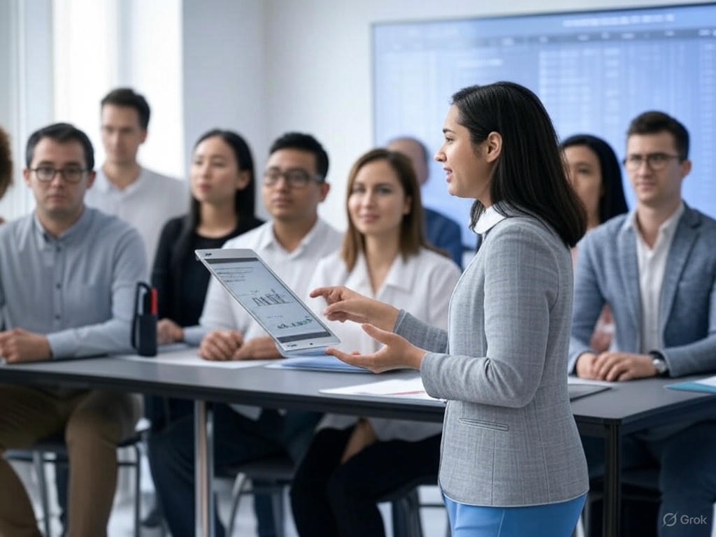 Équipe de gestion de projet de construction analysant la planification et l'allocation des ressources partagées